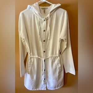 DKR Linen Blend Hooded Jacket